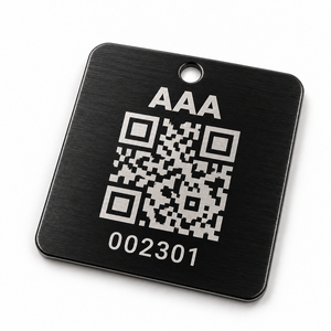 Etiquetas Metálicas con Código QR para Válvulas y Tuberías, Etiquetas de Identificación de Activos de Acero Inoxidable Personalizadas, Fabricante - Product Image 4