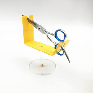 IKZARSA CIK-132 Professional Barber Scissors Holder-Durable <b>Metal</b> & Plastic Salon Organizer Stand <b>for</b> Stylists - Product Image 2