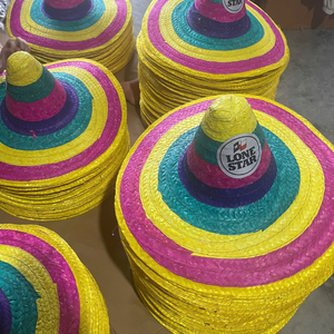 Sombrero Mexicano de Paja de Vietnam con Ala Ancha para Crear un Ambiente Divertido en Bares y Cafeterías Mexicanas 99 Gold Data - Product Image 5