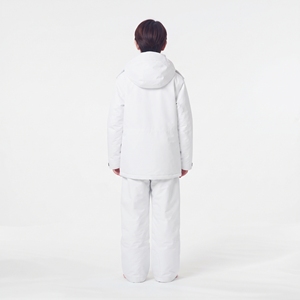 Chaqueta de Esquí Impermeable Blanca para Niños Hawk Eye con Capucha, Cierre de Cremallera, Aislamiento Sintético, para Niños, Ropa para la Nieve al Aire Libre - Product Image 2