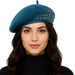 Fashion Wool <b>Beret</b> Hat Warm Soft Felt Headwear Classic European Style Comfortable Autumn Winter Everyday Wear - Product Image 3