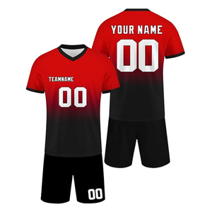 Uniforme de football personnalisé en polyester 100% avec sublimation complète, maillots de football d'entraînement pour hommes et enfants avec logo - Product Image 5