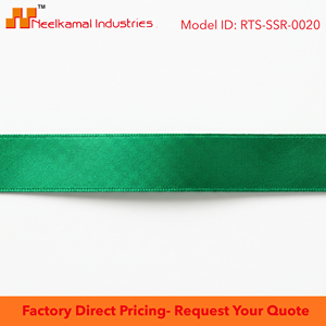 Cinta de Satén Verde Esmeralda de 12 mm de Una Cara, Fabricante OEM, Paquete de 10 Rollos x 8 Metros para Envoltura Floral, Manualidades Festivas, Venta al por Mayor - Product Image 6