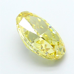 เพชรเพาะเลี้ยง CVD รับรองคุณภาพ พลอยหลวมสำหรับเครื่องประดับชั้นดี รูปทรงวงรี ประกายเจิดจรัส สีเหลืองเข้ม - Product Image 4