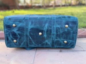 Nueva Llegada, Bolsas de Viaje de Cuero Crunch, Multiusos, Hechas a Mano, Unisex, Bolsa de Viaje Grande, Multiusos, Elegante Bolsa de Lona - Product Image 4