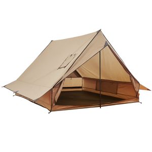 Tenda Invernale Impermeabile per 2 Persone con Foro per Stufa, Pali e Tappetino Ignifugo per Campeggio Invernale - Product Image 1