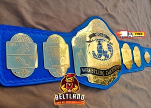 Cinturón de Campeonato de Lucha Libre NWA World TAG TEAM de Peso Pesado para Adultos, Hecho de Zinc de 2mm y 4mm - Product Image 5