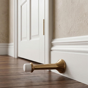Tope de Puerta Metálico Resistente, Decorativo, con Base para Piso, para Hogar, Oficina, Hotel y Uso Comercial - Product Image 4