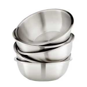Stainless Steel Mixing Bowls Set Nesting Kitchen Bowl Set For <b>Salad</b> Preparationwer branch handle bowl stainless steel <b>salad</b> - Product Image 1