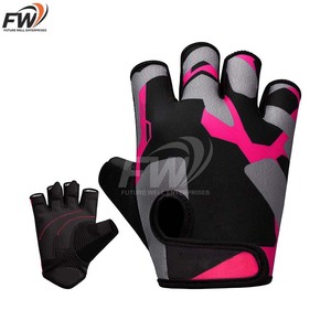 Guantes de neopreno sin dedos para levantamiento de pesas, transpirables y ligeros, para entrenamiento deportivo unisex. - Product Image 5