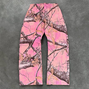 Ensemble de survêtement unisexe en coton camouflage imprimé DTG sur toute la surface, haute qualité, personnalisé par les fabricants - Product Image 3