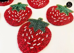 Best Selling Multi-Color <b>Beaded</b> Coaster With Europe Style Buy <b>Direct</b> From Supplier At Bulk Price - Product Image 2
