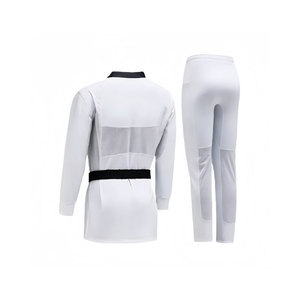 Uniforme de Karate Unisex para Niños, Blanco, Poliéster, Corte Regular, Secado Rápido, Kit de Artes Marciales, En Stock - Product Image 2