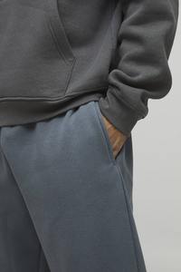 Pantalones Deportivos de Fútbol para Hombre, Gruesos, de Felpa Francesa, de Algodón, Rectos, Color Gris, al por Mayor - Product Image 5