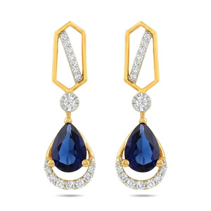 ต่างหูโกลเด้น บลู โอเชียน ดรอป ลักซ์ - Product Image 1