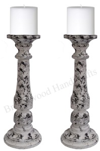 ชุดเทียนมะม่วงสีดำโบราณ2อันสำหรับตกแต่งบ้านและบนโต๊ะเหมาะสำหรับเป็นของขวัญหรืองานเฉลิมฉลอง - Product Image 3