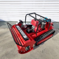 Livraison Gratuite Tondeuse Robot Télécommandée sur Chenilles 1000mm 11HP Diesel Démarrage Électrique pour Pentes – Prix Abordable