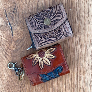 Nouvelle couverture usinée à la main de protection Portable Vintage pour Airpod en cuir véritable housse de pochette pour écouteurs pour Airpods étui de voyage personnalisé - Product Image 5