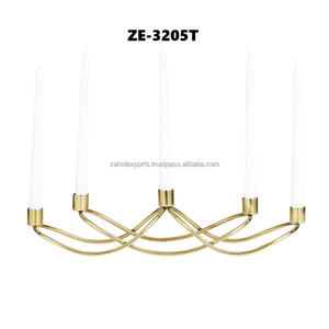 <b>Bamboo</b> Candle Stand with Handle Christmas Home Decor Handmade for <b>Shelf</b> Candle Lantern - Product Image 1