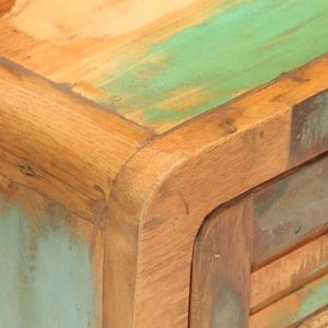 Comodini in Legno Recuperato Multicolore con Tonalità di Legno Miste - Product Image 5