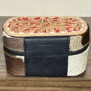 Produits Tendances 2026 : Étui de Voyage de Luxe en Cuir Façonné à la Main pour Bijoux – Boîte de Rangement pour Colliers, Bagues et Boucles d'Oreilles - Product Image 4