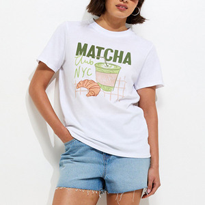 เสื้อผ้าลำลองทรงหลวมสำหรับการเดินทางและแฟชั่นประจำวัน เสื้อยืดแฟชั่นพิมพ์ลายสำหรับผู้หญิง เสื้อผ้าลำลองระบายอากาศได้ดีสำหรับไลฟ์สไตล์ - Product Image 1