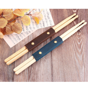 Estuche de Cuero Personalizado para Baquetas, Porta Baquetas Grabado, Regalo para Músicos - Product Image 4