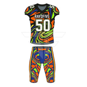 ชุดอเมริกันฟุตบอลระบายอากาศได้ดี สวมใส่ง่าย พร้อมอุปกรณ์เสริม แขนสั้น ยูนิเซ็กซ์ คุณภาพสูง - Product Image 1