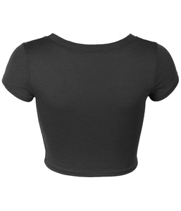 T-shirt court d'été pour femme, uni, à manches courtes, style décontracté, esthétique tendance, débardeur de sport et yoga, coupe ample - Product Image 3