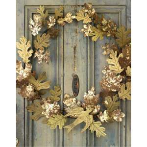 Premium Handmade Metal Floral <b>Wreath</b> Wall Hanging Heart Garland With Colorful Door Mount Indoor Christmas decoration - Product Image 5