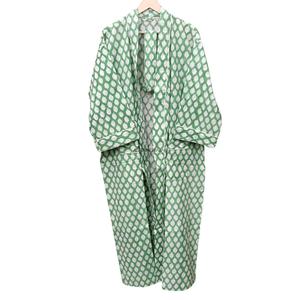 Kimono Moderno para Mujer, Ecológico, con Estampado Floral, de Algodón, Cuello en V, Manga Tres Cuartos, Cierre con Cinturón, Secado Rápido, Ropa de Dormir - Product Image 5