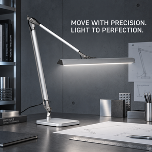 Lampe de travail professionnelle à double bras LED pour designers industriels et modélistes - Product Image 1