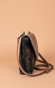 Vintage Floral Embossed Genuine Leather Shoulder Bag Crossbody Purse Cowhide Accent Flap <b>Wallet</b> Preppy Anti-Theft for Daily Use - Product Image 2