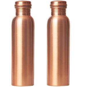 Botella de Agua de Cobre con Logotipo Personalizado, Botella Ayurvédica 100% Cobre Puro, Fabricante Mayorista OEM ODM - Product Image 4