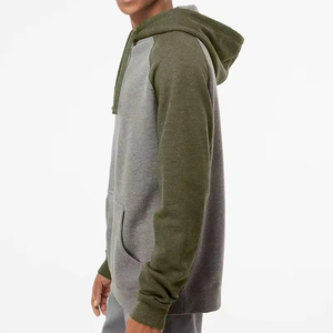 Sudaderas con Capucha de Forro Polar para Hombre, Otoño, Unisex, Manga Raglán, Logotipo Personalizado, Estilo Urbano, Talla Grande, Alta Calidad, 100% Algodón Ecológico - Product Image 6