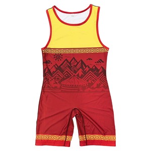 Uniforme de Lucha Libre Elástico al por Mayor de Alto Rendimiento Personalizado para Hombre - Product Image 1