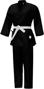 Women's Black Mixed Martial Arts Gi 100% Cotton 400g Durable Regular Fit Adult Uniform with Heat-Transfer Printing - Product Image 3