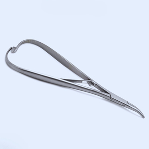 Portaagujas Mathieu para suturas quirúrgicas, instrumento de acero inoxidable para sujetar y guiar agujas - Product Image 2