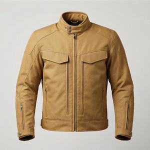 Veste de moto en cuir véritable pour homme de qualité supérieure, nouvelle arrivée, vestes de moto d'hiver, protections amovibles, personnalisables - Product Image 1