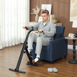 Bicicleta de ejercicio de pierna para personas mayores plegable, ejercitador de Pedal sentado con Monitor LCD para terapia de recuperación de rehabilitación de ancianos - Product Image 2