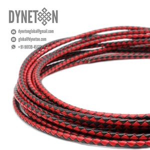 Braided <b>Leather</b> Cord for Jewelry Necklace <b>Bracelets</b> Fashion Accessories All Sizes and Colors, Full-grain, Original <b>Leather</b> - Product Image 2
