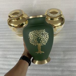 Premium Brass <b>Tree</b> of Life Human Urn Hand Engraved Cremation Urns Human Ashes Customized Adult Ashes Storage Urns Wholesale - Product Image 3