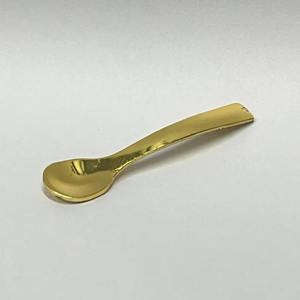 Gold Polished Brass Shilajit <b>Spoon</b> Ayurvedic Resin <b>Measuring</b> <b>Spoon</b> Herbal Wellness Tool - Product Image 2