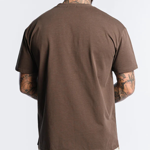 Prix de gros 2025 – T-shirts personnalisés pour hommes 100 % coton de haute qualité, coupe classique, respirants, séchage rapide, manches courtes - Product Image 3