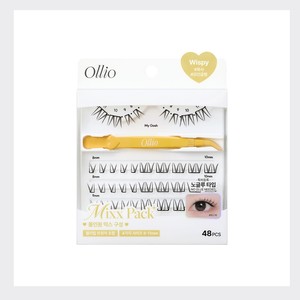 Cosméticos y productos Ollio No-Glue Eyelashes Mix Pack - Pestañas postizas de tira completa, efecto wispy, bulu mata palsu - Product Image 6