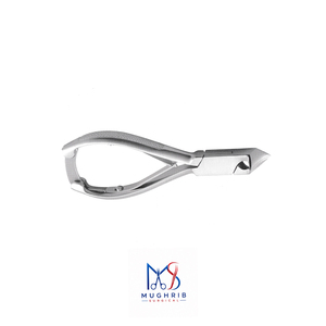 Cortaúñas Profesional en Forma de Luna Llena, Acero Inoxidable, Doble Resorte, Acabado Mate - Product Image 6