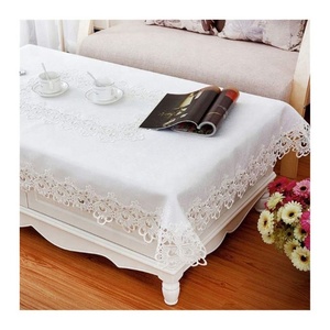 European Stylish Water Proof Best Selling 2024 Floral <b>Red</b> Embroidered Kitchen Decoration Home Indian Table Cloth Manufacturers - Product Image 2