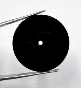 A K Gems High Gloss <b>Black</b> Onyx Dial 28.50mm 0.70mm Natural Stone <b>Watch</b> Accessories From Rajasthan - Product Image 1