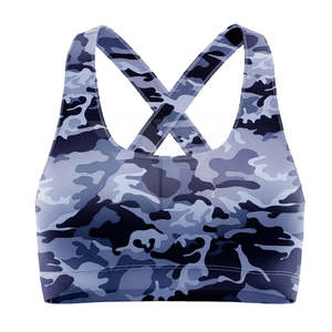 Sujetador Deportivo de Yoga de Alta Calidad, Ligero y Transpirable, con Logotipo Frontal, de Marca Privada, con Gran Soporte para Mujer - Product Image 1