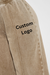 Top et pantalon oversize personnalisés pour femmes Survêtements vintage délavés 450gsm 100% Cotton Fade Wash Women Tracksuit - Product Image 4